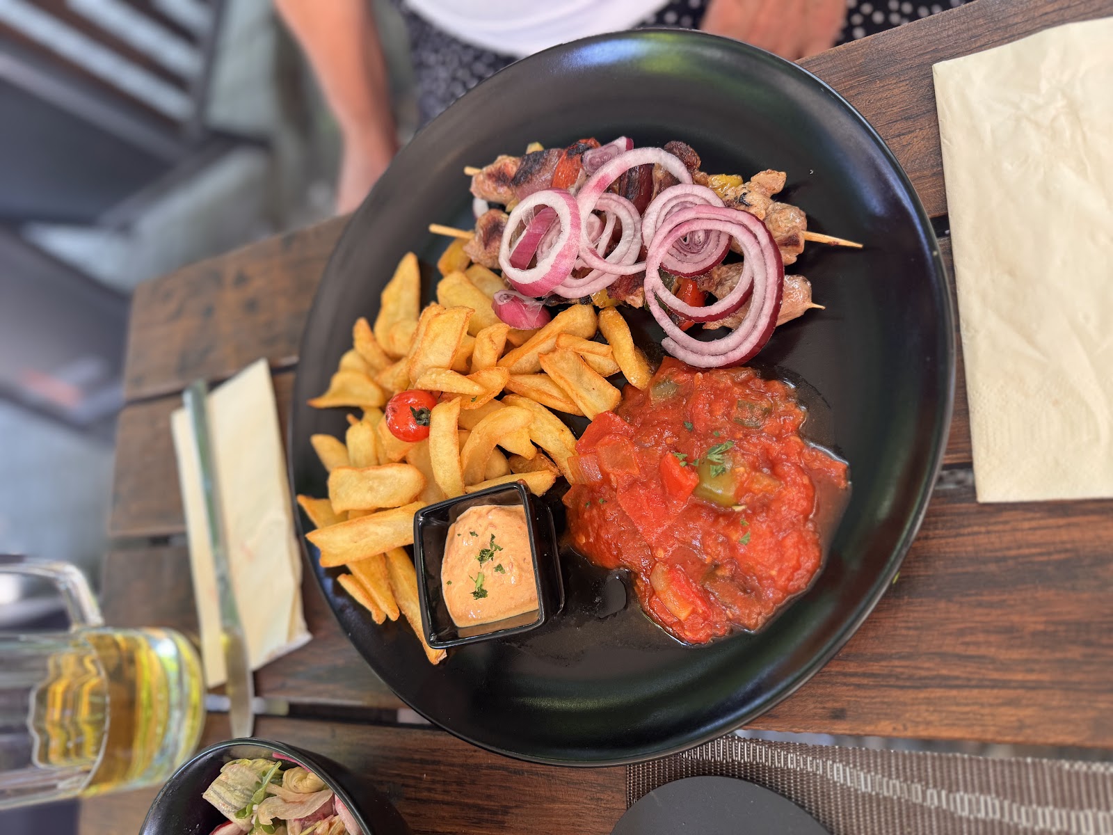 Gericht im Restaurant Balkanika